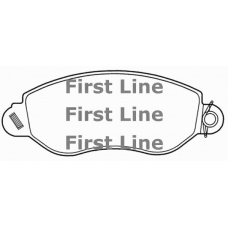 FBP3343 FIRST LINE Комплект тормозных колодок, дисковый тормоз