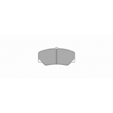 332 SIMER Комплект тормозных колодок, дисковый тормоз