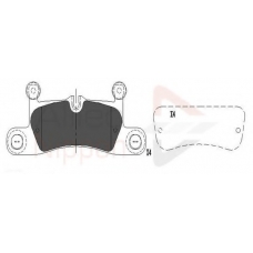 ADB06048 COMLINE Комплект тормозных колодок, дисковый тормоз