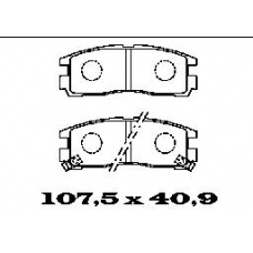 BL1376A2 FTE Комплект тормозных колодок, дисковый тормоз