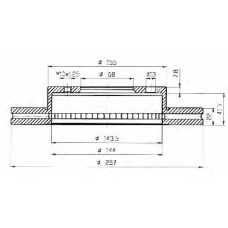 BDC3775 QUINTON HAZELL Тормозной диск
