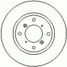 6484 10 KAWE Тормозной диск