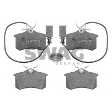 30 11 6018 SWAG Комплект тормозных колодок, дисковый тормоз
