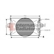 28002035 VAN WEZEL Радиатор, охлаждение двигателя