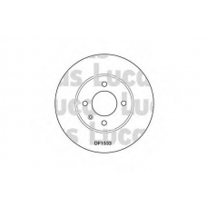 DF1533 TRW Тормозной диск