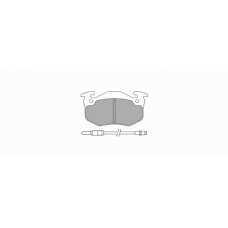 318 SIMER Комплект тормозных колодок, дисковый тормоз