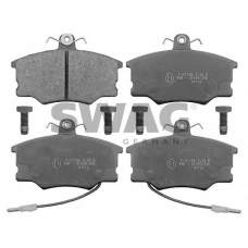 72 11 6105 SWAG Комплект тормозных колодок, дисковый тормоз