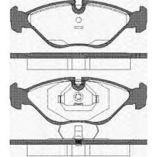 8110 65985 TRISCAN Комплект тормозных колодок, дисковый тормоз