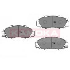 JQ1011810 KAMOKA Комплект тормозных колодок, дисковый тормоз