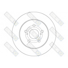 6061454 GIRLING Тормозной диск