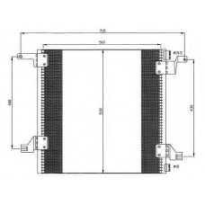 35526 NRF Конденсатор, кондиционер