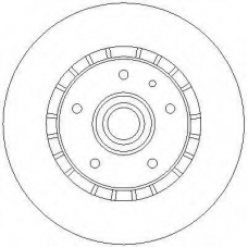 AC2061D AC Delco Тормозной диск