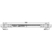 FBH6807 FIRST LINE Тормозной шланг