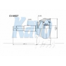 CV-6527 KAVO PARTS Шарнирный комплект, приводной вал