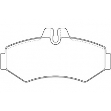 WBP23021A WAGNER LOCKHEED Комплект тормозных колодок, дисковый тормоз