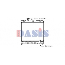 100014N AKS DASIS Радиатор, охлаждение двигателя