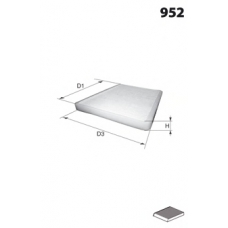 ELR7260 MECAFILTER Фильтр, воздух во внутренном пространстве