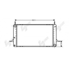 18002159 VAN WEZEL Радиатор, охлаждение двигателя