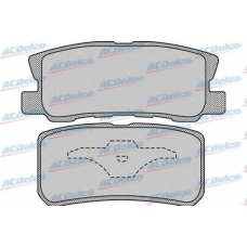 AC930583D AC Delco Комплект тормозных колодок, дисковый тормоз