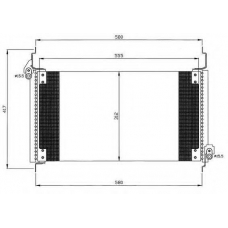 35488 NRF Конденсатор, кондиционер