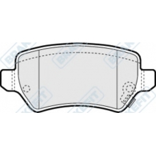 PD3070 APEC Комплект тормозных колодок, дисковый тормоз