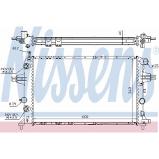 63003A NISSENS Радиатор, охлаждение двигателя