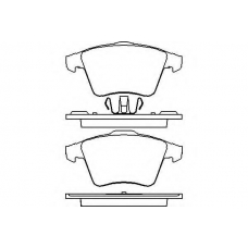MDB2942 MINTEX Комплект тормозных колодок, дисковый тормоз