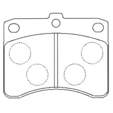PN-6114 JNBK Колодки тормозные