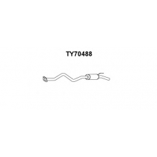 TY70488 VENEPORTE Глушитель выхлопных газов конечный