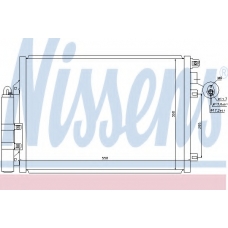 940074 NISSENS Конденсатор, кондиционер