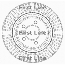 FBD1552 FIRST LINE Тормозной диск