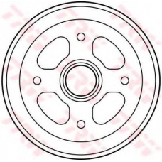 DB4268 TRW Тормозной барабан