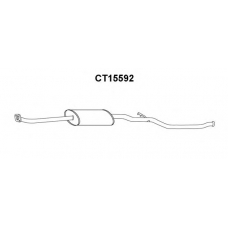 CT15592 VENEPORTE Средний глушитель выхлопных газов