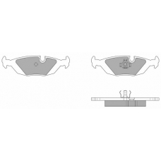 FBP-0735 FREMAX Комплект тормозных колодок, дисковый тормоз