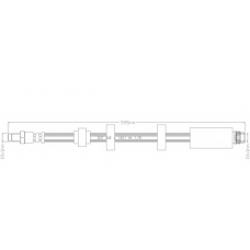 3630 REMKAFLEX Тормозной шланг