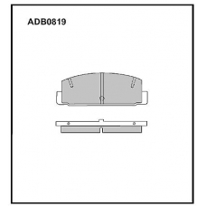ADB0819 Allied Nippon Тормозные колодки