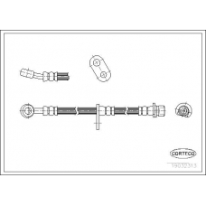 19032313 CORTECO Тормозной шланг