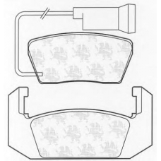 BP205 QUINTON HAZELL Комплект тормозных колодок, дисковый тормоз