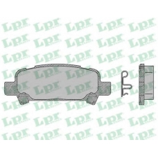 05P838 LPR Комплект тормозных колодок, дисковый тормоз