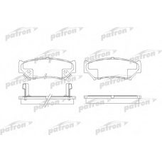 PBP1020 PATRON Комплект тормозных колодок, дисковый тормоз