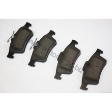 1116050196 AUTOMEGA Комплект тормозных колодок, дисковый тормоз