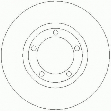 D2489 ROULUNDS Тормозной диск