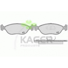 35-0606 KAGER Комплект тормозных колодок, дисковый тормоз