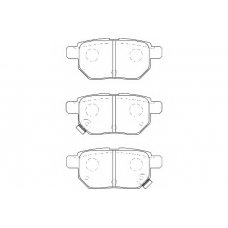 WBP24610A WAGNER LOCKHEED Комплект тормозных колодок, дисковый тормоз