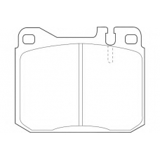 WBP20341A WAGNER LOCKHEED Комплект тормозных колодок, дисковый тормоз