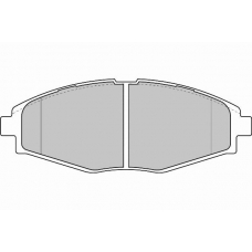 FD6818A NECTO Комплект тормозных колодок, дисковый тормоз