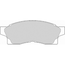 FD6903A NECTO Комплект тормозных колодок, дисковый тормоз