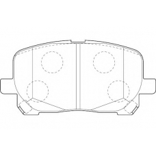 WBP23836A WAGNER LOCKHEED Комплект тормозных колодок, дисковый тормоз