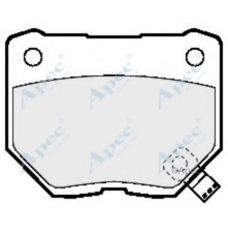 PAD753 APEC Комплект тормозных колодок, дисковый тормоз