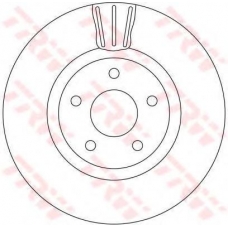 DF4313 TRW Тормозной диск